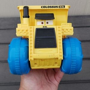 Yellow and Blue Toy Truck